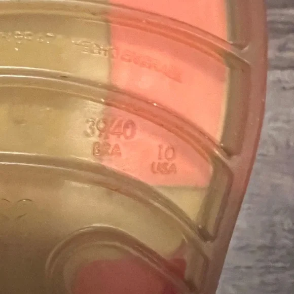 Melissa Pink and Purple Sandals Minimalist Design - Picture 4 of 4